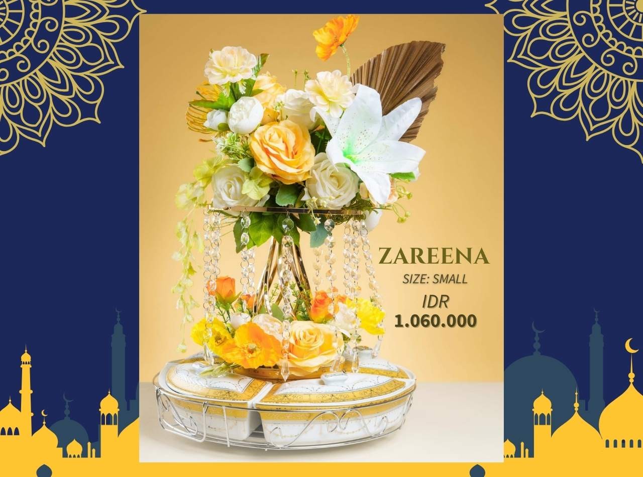 Vicenza Hampers 2025 Florist Zareena motif Camelia